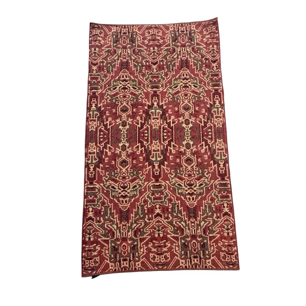 Vtg RALPH LAUREN Southwest Tribal Aztec Print Cotton Bath Towel Lot Of 3 RARE